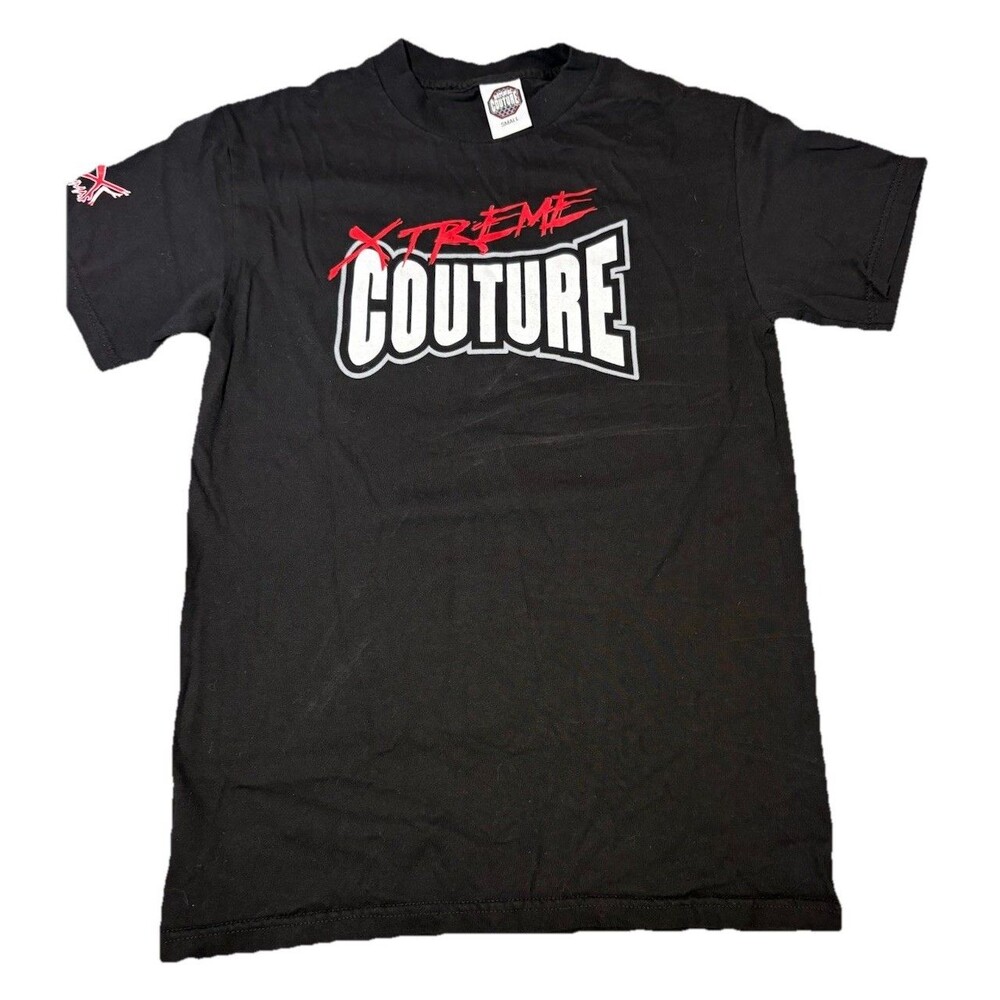 Xtreme Couture T-shirt Small MMA Y2K Black Check Your Ego At The Door Natural